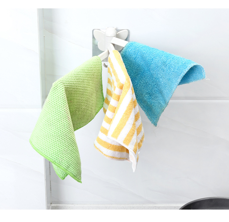 A2566 Paste rotary towel rack kitchen rag rack bathroom non-punch hanger towel rack towel rack towel rod A2566 Paste rotary towel rack kitchen rag rack bathroom non-punch hanger towel rack towel rack towel rod