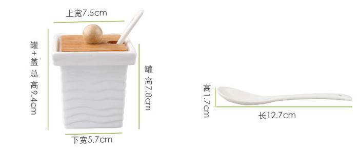 European-Style Ceramic Seasoning Jar Three-Piece Seasoning Bottle Seasoning Box Gift Gift Box Set European-Style Ceramic Seasoning Jar Three-Piece Seasoning Bottle Seasoning Box Gift Gift Box Set