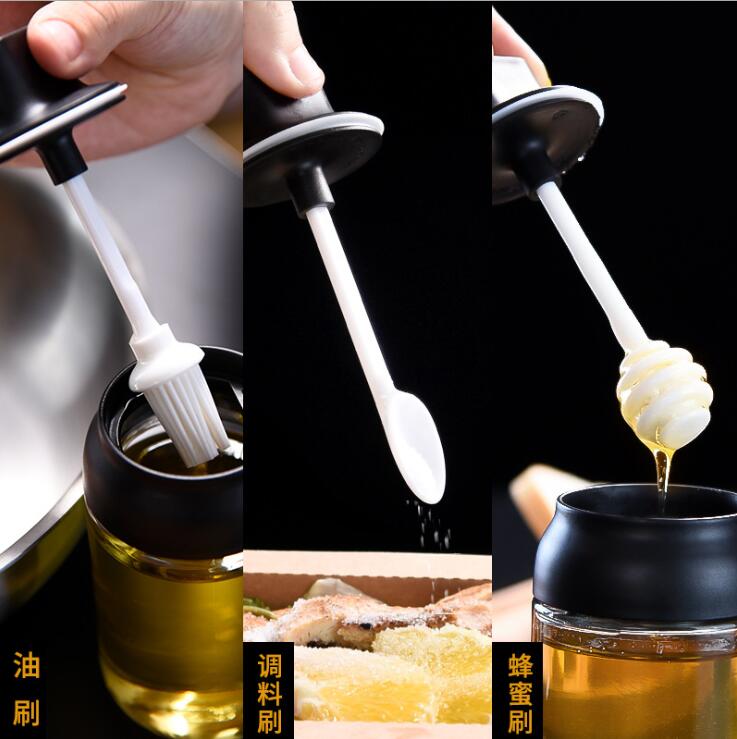 One - piece seasoning bottle - brush oil bottle One - piece seasoning bottle - brush oil bottle