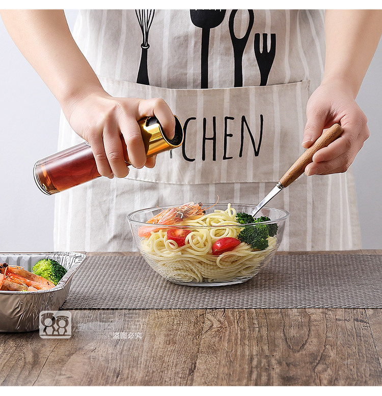 Kitchen Press-Type Oil Injection Bottle Barbecue Glass Seasoning Bottle Oil and Vinegar Soy Sauce Spray Oiler Seasoning Bottle Kitchen Press-Type Oil Injection Bottle Barbecue Glass Seasoning Bottle Oil and Vinegar Soy Sauce Spray Oiler Seasoning Bottle