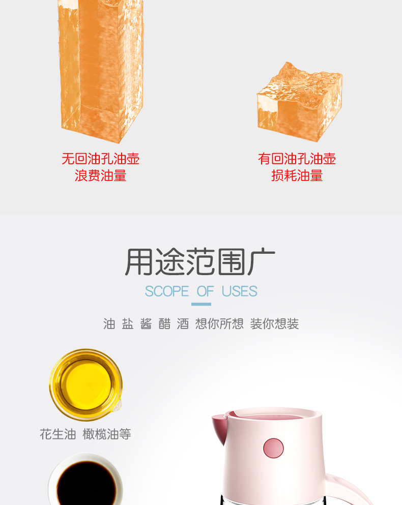 Oiler Kitchen Supplies Glass Oiler Automatic Lid-Opening Seasoning Bottle Household Leak-Proof Soy Sauce Bottle Oiler Wine Pot Vinegar Pot Oiler Kitchen Supplies Glass Oiler Automatic Lid-Opening Seasoning Bottle Household Leak-Proof Soy Sauce Bottle Oiler Wine Pot Vinegar Pot