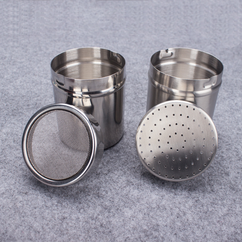 Seasoning Box 304 Stainless Steel Seasoning Pot Mesh Seasoning Jar with Lid Dusting Bottle Seasoning Bottle Pepper Powder Jar Seasoning Box 304 Stainless Steel Seasoning Pot Mesh Seasoning Jar with Lid Dusting Bottle Seasoning Bottle Pepper Powder Jar