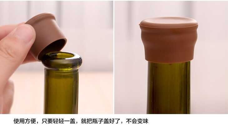 Factory Direct Sales Edible Silicon Wine Bottle Stopper Fresh-Keeping Bottle Cap Sealed Seasoning Bottle Stopper Can Be Printed Logo Factory Direct Sales Edible Silicon Wine Bottle Stopper Fresh-Keeping Bottle Cap Sealed Seasoning Bottle Stopper Can Be Printed Logo