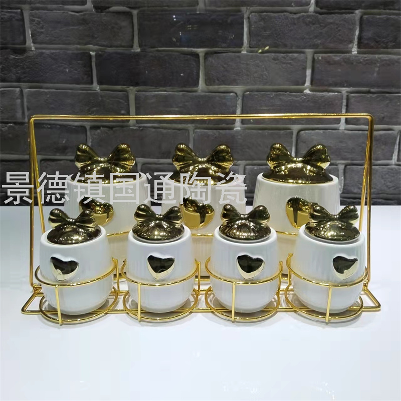 New Seasoning Jar Sealed Jar Spice Jar Pepper Powder Jar BBQ Seasoning Bottle Coffee Bean Spice Sealed Cans Set