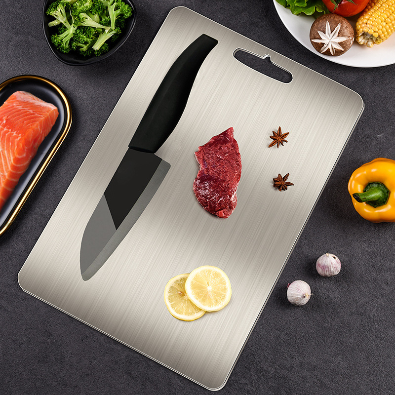 Steel Cutting Board Cutting Board Cutting Board Baby Food Supplement Chopping Board Kneading Dough Board Cutting Fruit