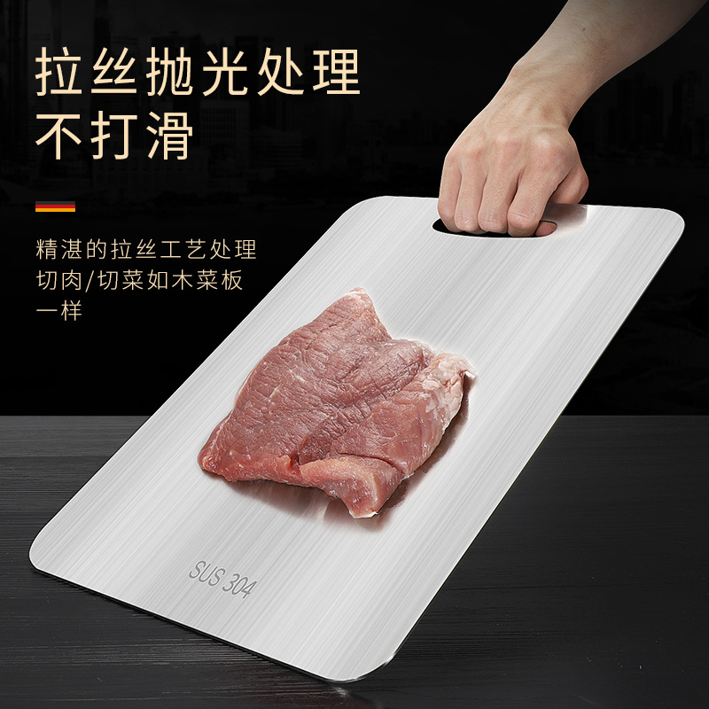 Board Chopping Board Kitchen Household Thicken Fruit Chopping Board Dough Board Chopping Board Large Kneading Board