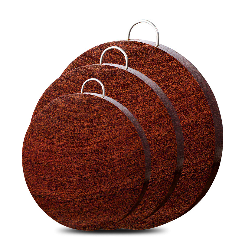Cutting Board Solid Wood Household Kitchen round Cutting Board MildewProof Whole Wood Chopping Board Cutting Board