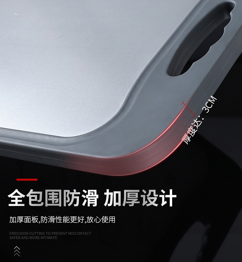 Antibacterial MildewProof Vegetable Cutting Board Dough Board Pp Plastic DoubleSided Chopping Board with Sharpener Antibacterial MildewProof Vegetable Cutting Board Dough Board Pp Plastic DoubleSided Chopping Board with Sharpener