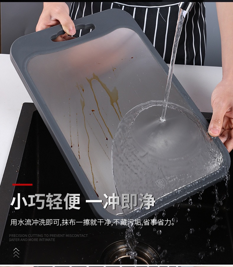 Antibacterial MildewProof Vegetable Cutting Board Dough Board Pp Plastic DoubleSided Chopping Board with Sharpener Antibacterial MildewProof Vegetable Cutting Board Dough Board Pp Plastic DoubleSided Chopping Board with Sharpener
