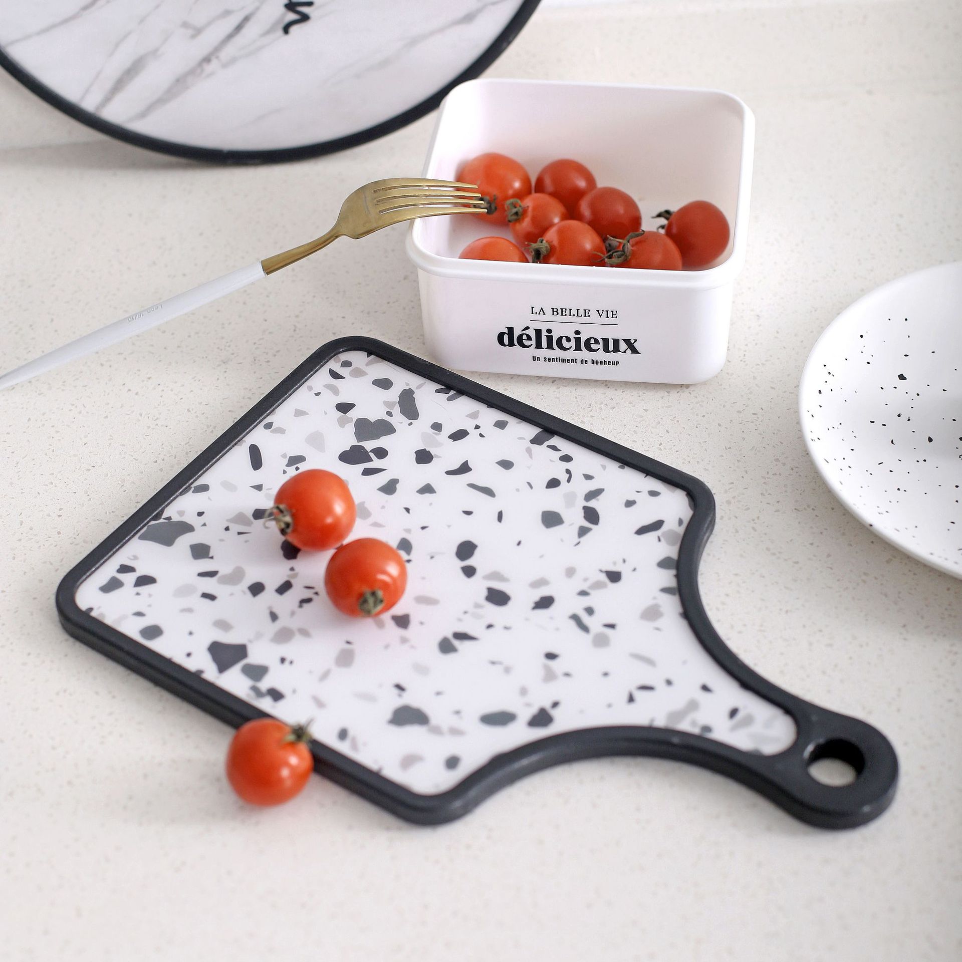 Environmentally Friendly Material Vegetable and Fruit Chopping Board Handle Baking Board Household Chopping Board