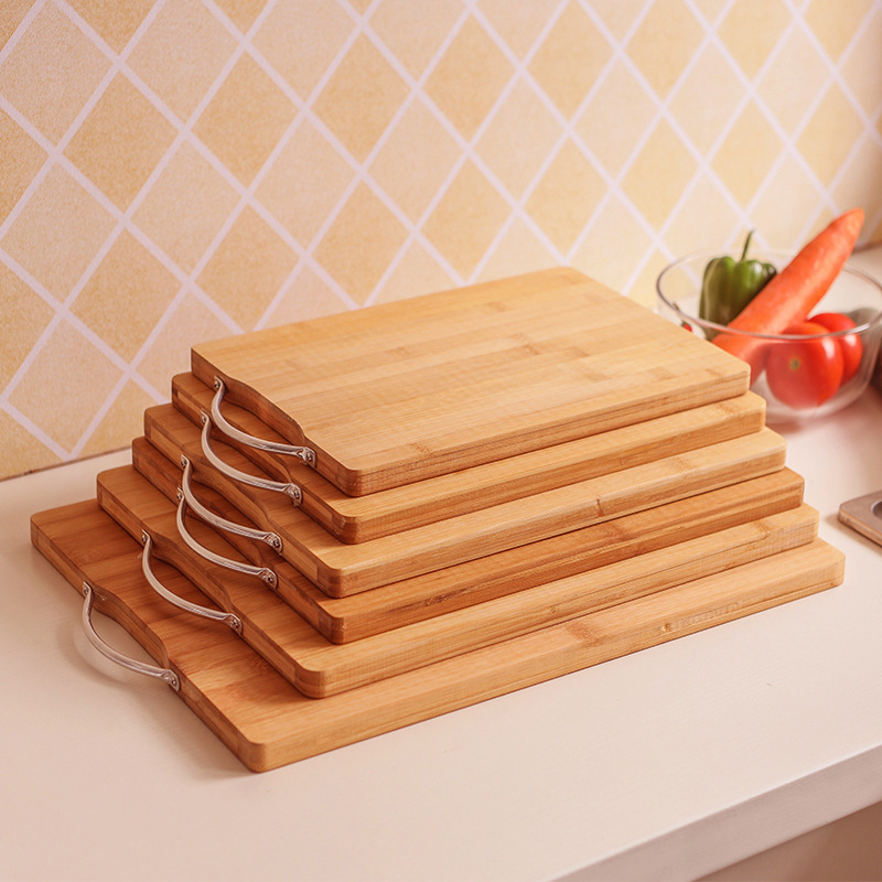 Bamboo and Wood Cutting Board Supply Manufacturer Carbonized Bamboo Chopping Board Household Restaurant Dual-Use Defrosting Board Customized Gift Cutting Board