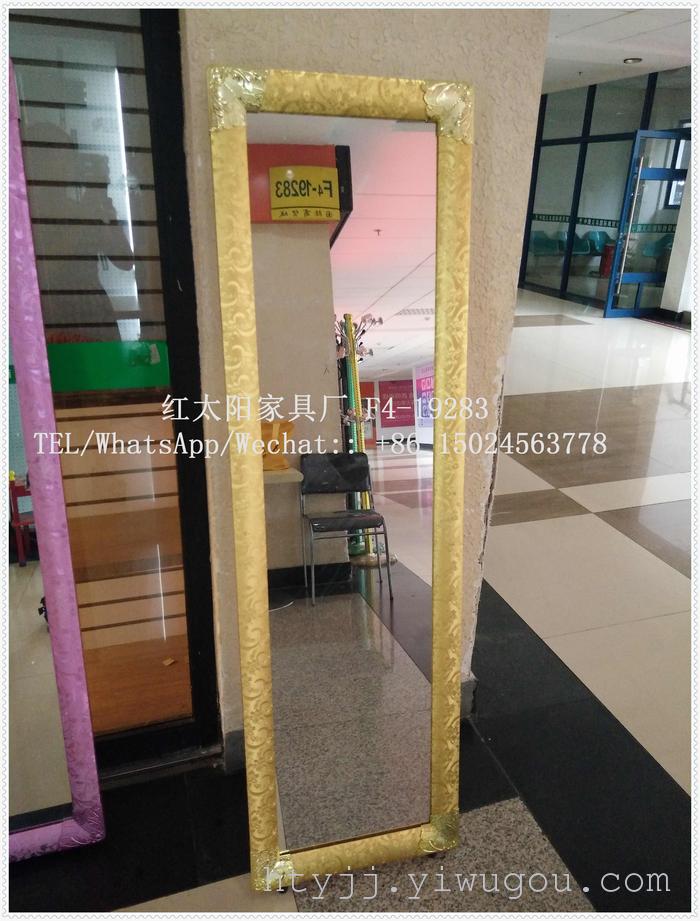 Solid wood floor mirror, mirror, European fashion mirror, color mirror, dressing mirror Solid wood floor mirror, mirror, European fashion mirror, color mirror, dressing mirror