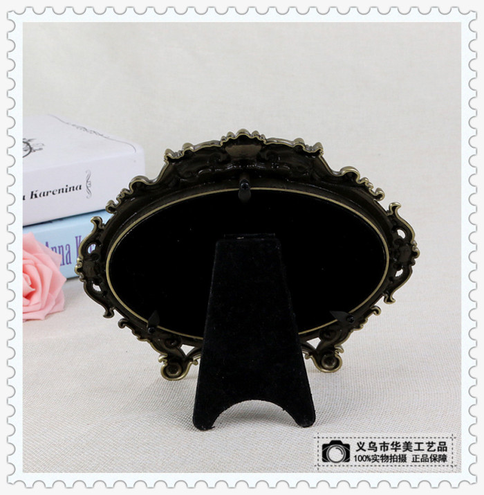Luxurious table makeup mirror large princess mirror dressing mirror boudoir decoration