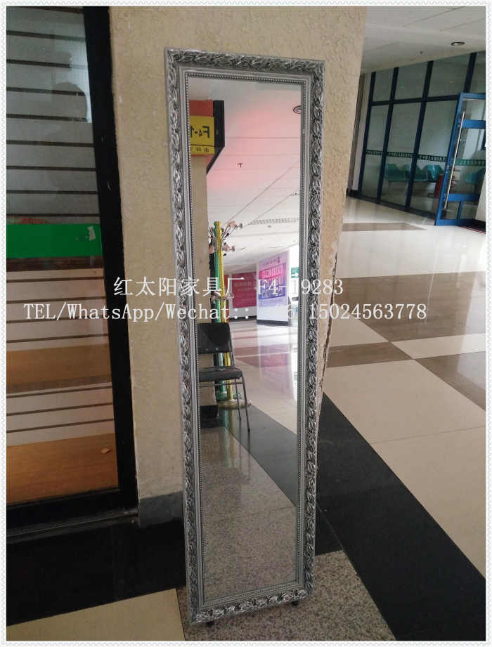 Solid wood floor mirror, mirror, European fashion mirror, color mirror, dressing mirror Solid wood floor mirror, mirror, European fashion mirror, color mirror, dressing mirror