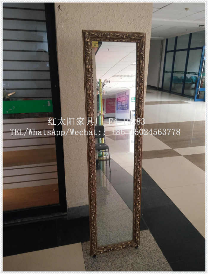 Solid wood floor mirror, mirror, European fashion mirror, color mirror, dressing mirror Solid wood floor mirror, mirror, European fashion mirror, color mirror, dressing mirror
