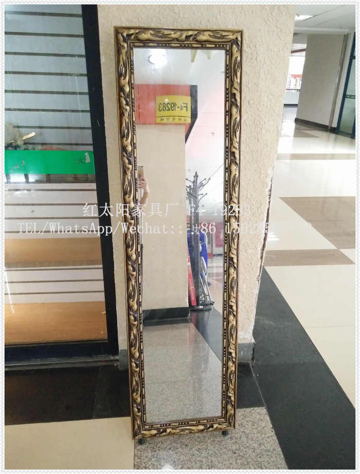 Solid wood floor mirror, mirror, European fashion mirror, color mirror, dressing mirror Solid wood floor mirror, mirror, European fashion mirror, color mirror, dressing mirror