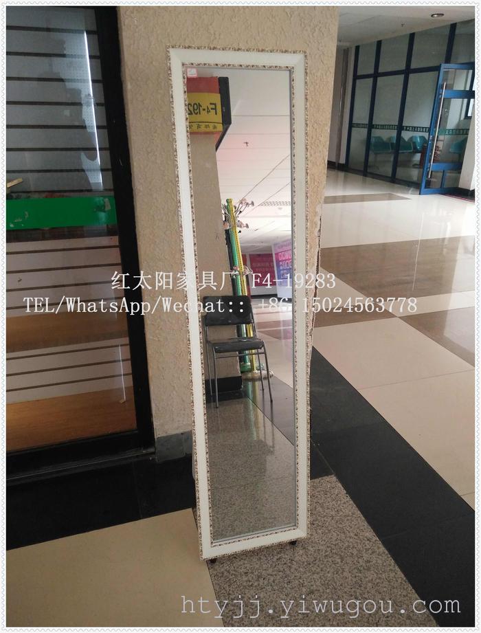 Solid wood floor mirror, mirror, European fashion mirror, color mirror, dressing mirror Solid wood floor mirror, mirror, European fashion mirror, color mirror, dressing mirror