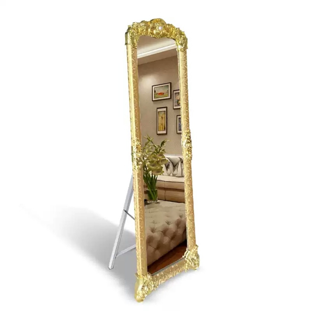 Mirror Full Body Large Dressing Mirror European Floor Mirror Simple Korean Style Princess Mirror Shopping Mall Clothing Store Mobile Full-Length Mirror Mirror Full Body Large Dressing Mirror European Floor Mirror Simple Korean Style Princess Mirror Shopping Mall Clothing Store Mobile Full-Length Mirror