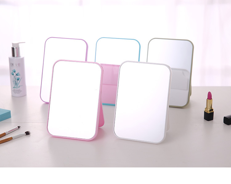 Desktop Makeup Mirror Dressing Mirror with Foldable Desktop Princess Mirror Rectangular Mirror Simple Mirror Desktop Makeup Mirror Dressing Mirror with Foldable Desktop Princess Mirror Rectangular Mirror Simple Mirror