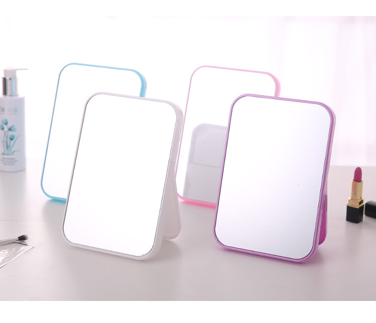 Desktop Makeup Mirror Dressing Mirror with Foldable Desktop Princess Mirror Rectangular Mirror Simple Mirror Desktop Makeup Mirror Dressing Mirror with Foldable Desktop Princess Mirror Rectangular Mirror Simple Mirror