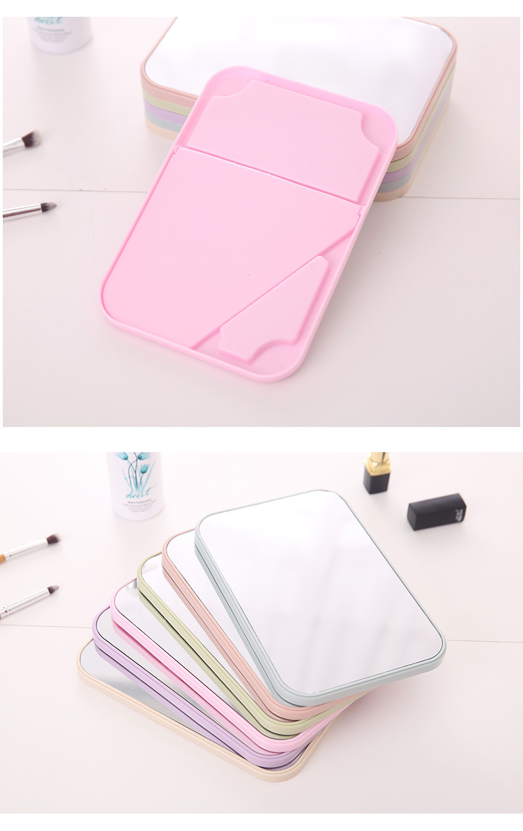 Desktop Makeup Mirror Dressing Mirror with Foldable Desktop Princess Mirror Rectangular Mirror Simple Mirror Desktop Makeup Mirror Dressing Mirror with Foldable Desktop Princess Mirror Rectangular Mirror Simple Mirror