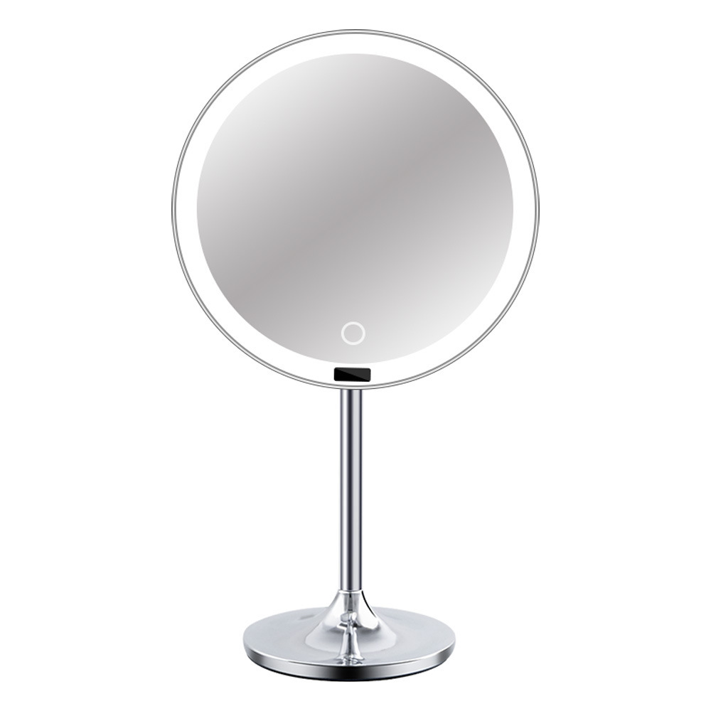 New LED Desktop Intelligent Induction Fill Light Makeup Mirror with Light 8.5-Inch USB Charging Desktop Dressing Mirror