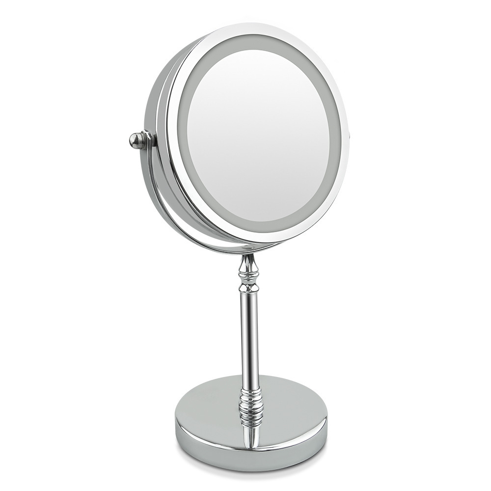 Led Make-up Mirror Double-Sided 5 Times 10 Times Magnifying Glass 7-Inch LED Dressing Mirror Gift Mirror with Light Led Make-up Mirror Double-Sided 5 Times 10 Times Magnifying Glass 7-Inch LED Dressing Mirror Gift Mirror with Light