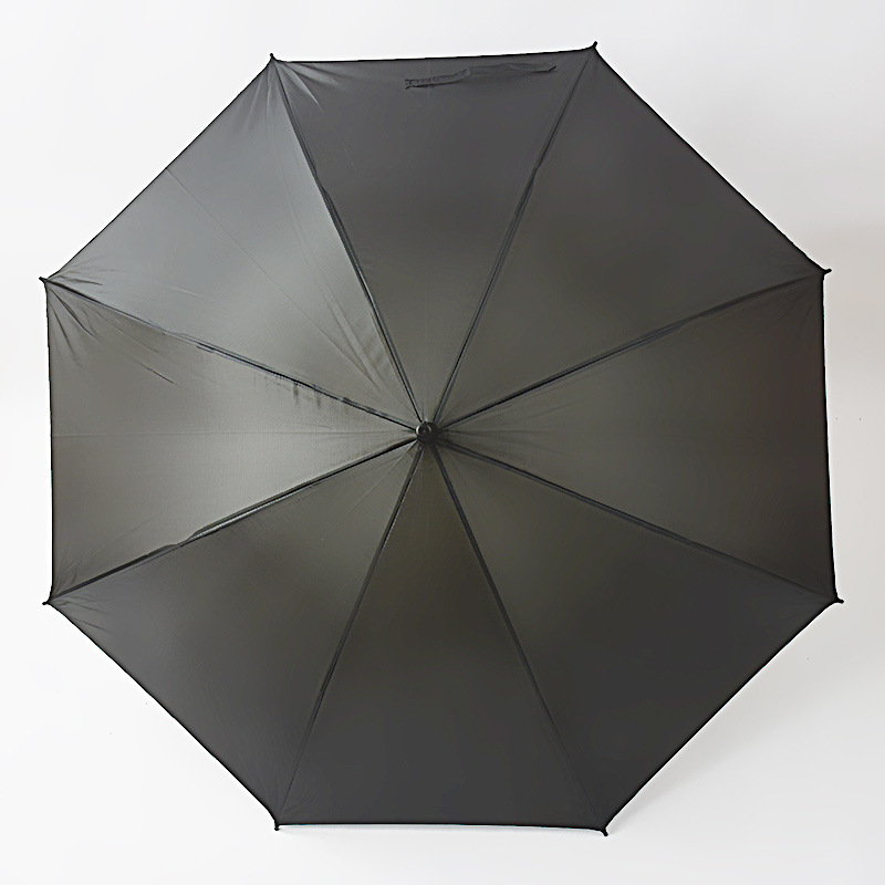 60cm Automatic Black Umbrella Factory Direct Sales 8 Bone Straight Rod Sunny Umbrella Advertising Umbrella Logo Spot Cheap Wholesale