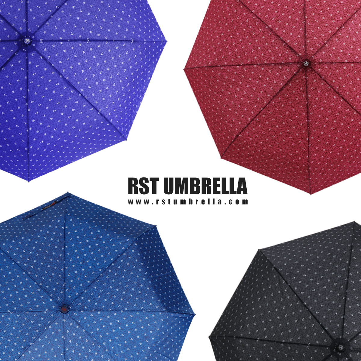 3827 full automatic umbrella navy wind umbrella windproof umbrella wholesale factory direct sales to Europe and America
