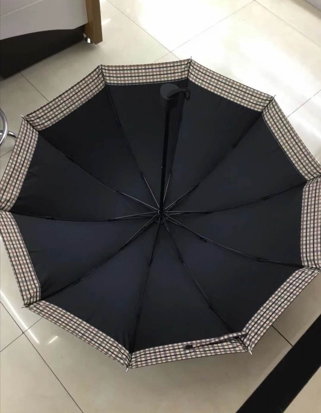 Advertising Umbrella Custom Logo Gift Umbrella Extra Large Three-Person Folding Vinyl Sun Umbrella Umbrella Female Male Sunny and Rainy Dual-Use Umbrella