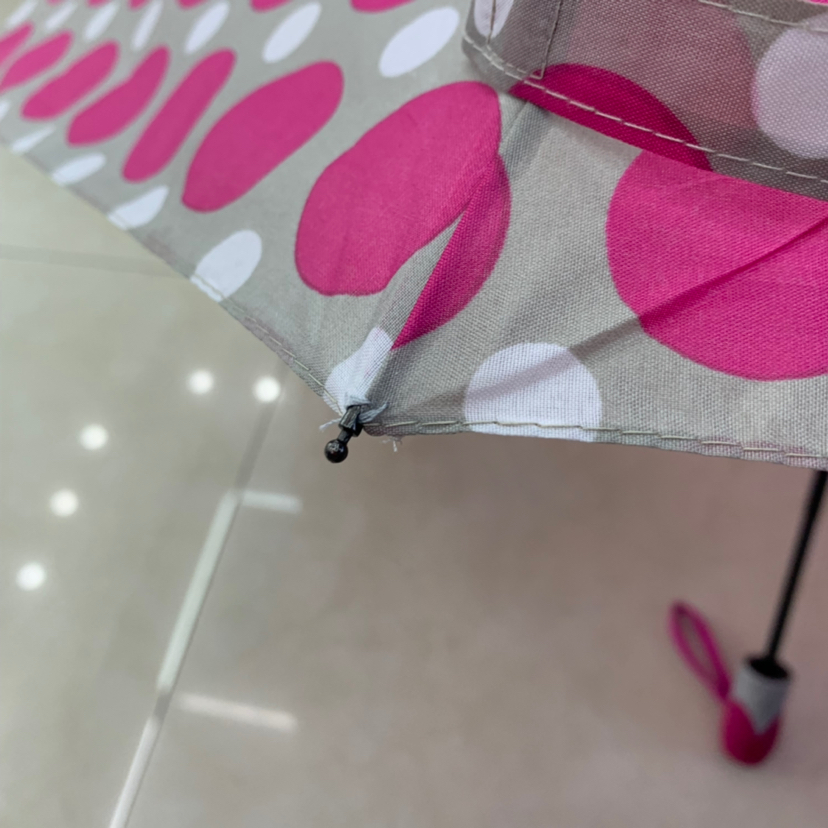 Three-Fold Semi-automatic Heat Transfer Printing NC Fabric Large round Point Flower Umbrella Sunny Umbrella Ladies Umbrella Folding Umbrella Three-Fold Semi-automatic Heat Transfer Printing NC Fabric Large round Point Flower Umbrella Sunny Umbrella Ladies Umbrella Folding Umbrella