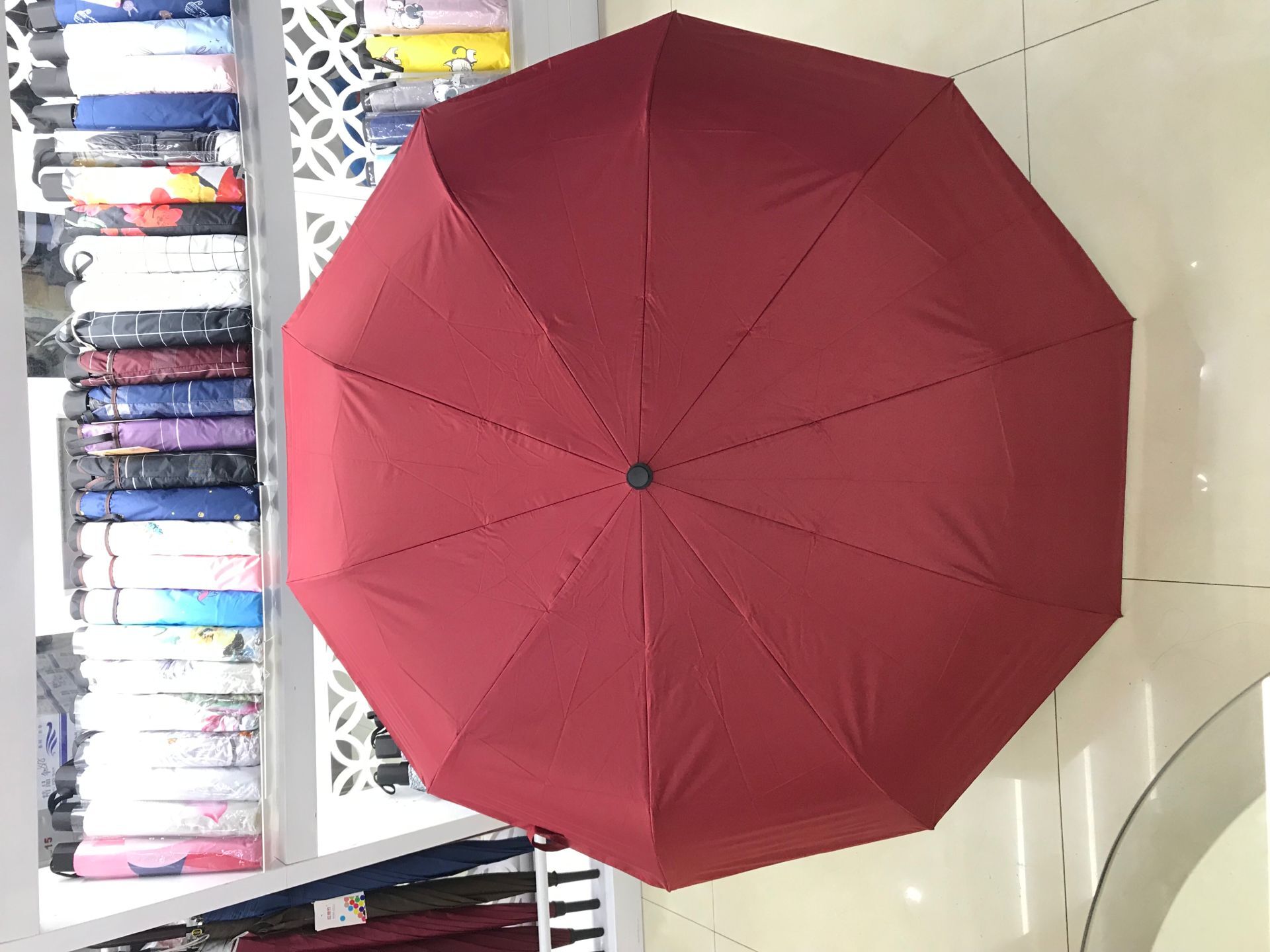 New Automatic Umbrella Flashlight for Both Sunny and Rainy Use New Automatic Umbrella Flashlight for Both Sunny and Rainy Use