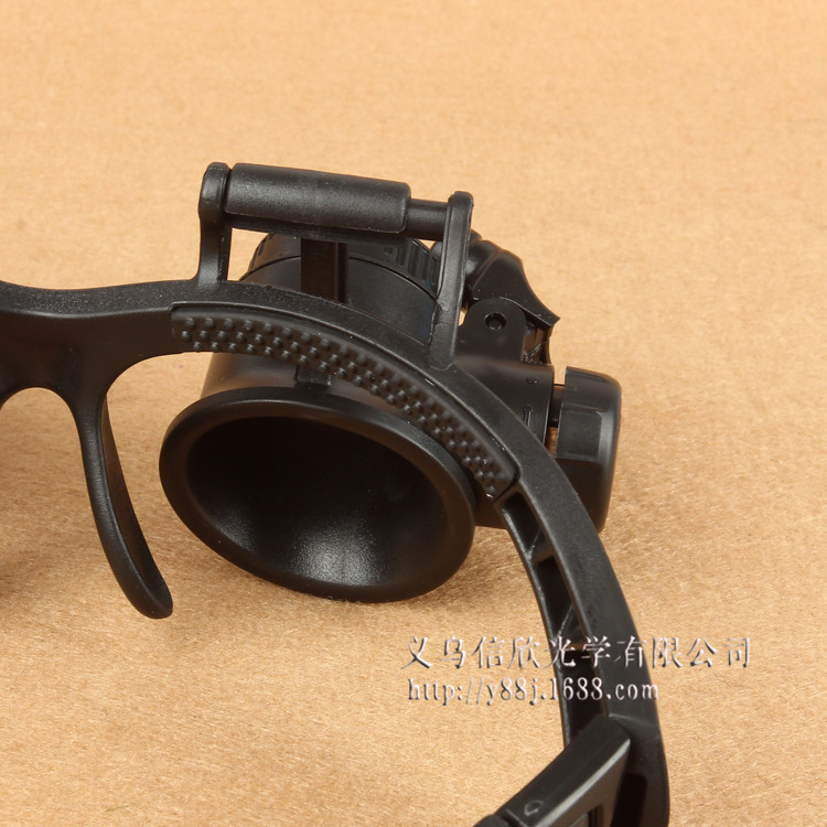 Glasses type eyes with LED lamp jewelry magnifier antique clock repair 4 sets of lenses 9892G Glasses type eyes with LED lamp jewelry magnifier antique clock repair 4 sets of lenses 9892G