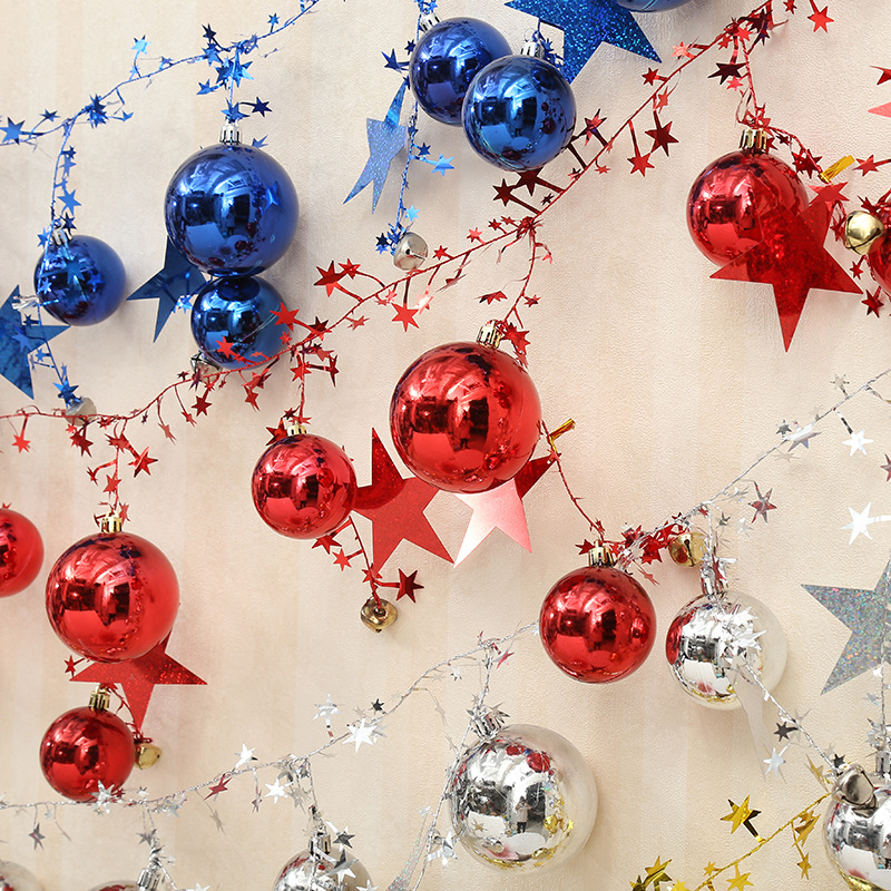 Shopping Mall Hotel Festival Ceiling Colorful Ball Hanging Piece Pendant Christmas Decorations Hanging Ball Strings Hanging Ball Bells Dragon Clock Strings