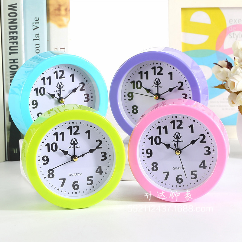 Factory Wholesale Square Candy Color Clock Fashion Personality and Creativity Alarm Clock Home Daily Necessities Student Gifts Factory Wholesale Square Candy Color Clock Fashion Personality and Creativity Alarm Clock Home Daily Necessities Student Gifts