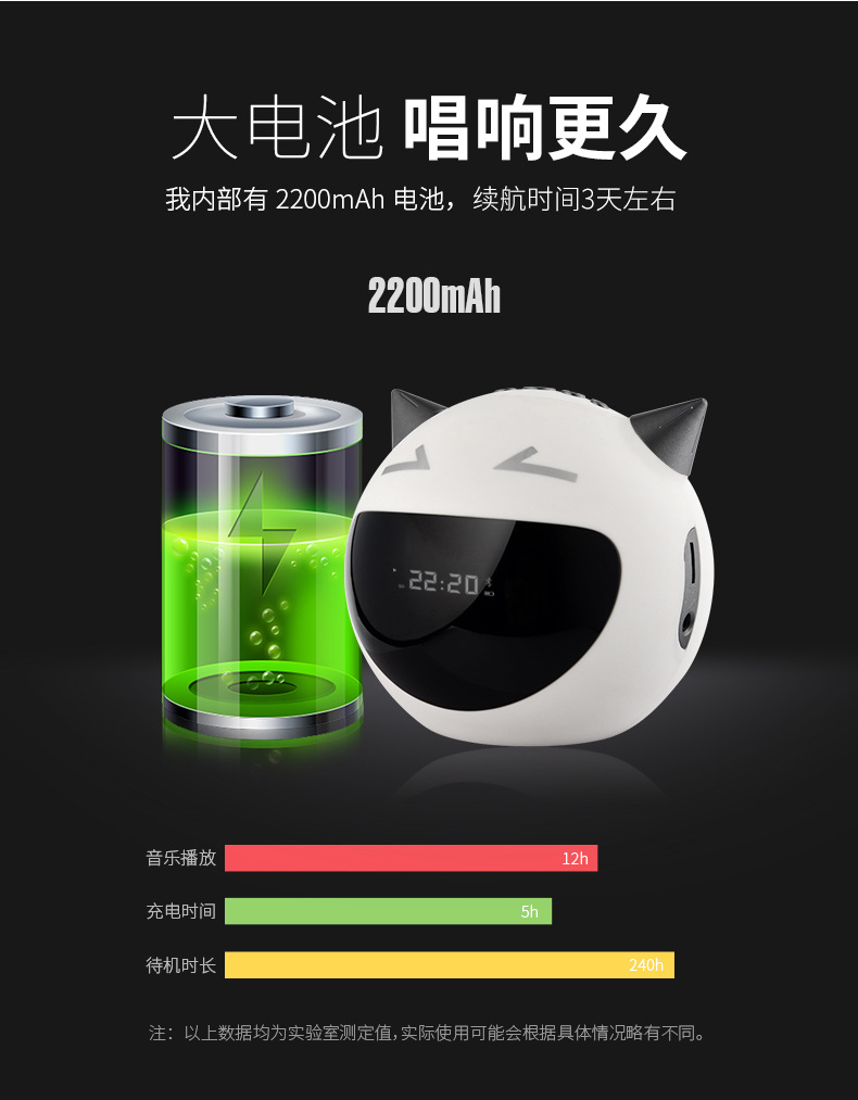 Alarm Clock Bluetooth Speaker Cartoon Couple Card Karaoke Microphone Hog Call Mini Speaker Sound Little Devil M8 Alarm Clock Bluetooth Speaker Cartoon Couple Card Karaoke Microphone Hog Call Mini Speaker Sound Little Devil M8