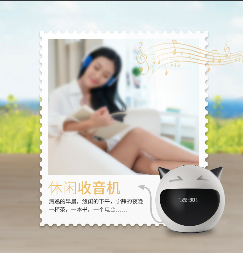Alarm Clock Bluetooth Speaker Cartoon Couple Card Karaoke Microphone Hog Call Mini Speaker Sound Little Devil M8 Alarm Clock Bluetooth Speaker Cartoon Couple Card Karaoke Microphone Hog Call Mini Speaker Sound Little Devil M8