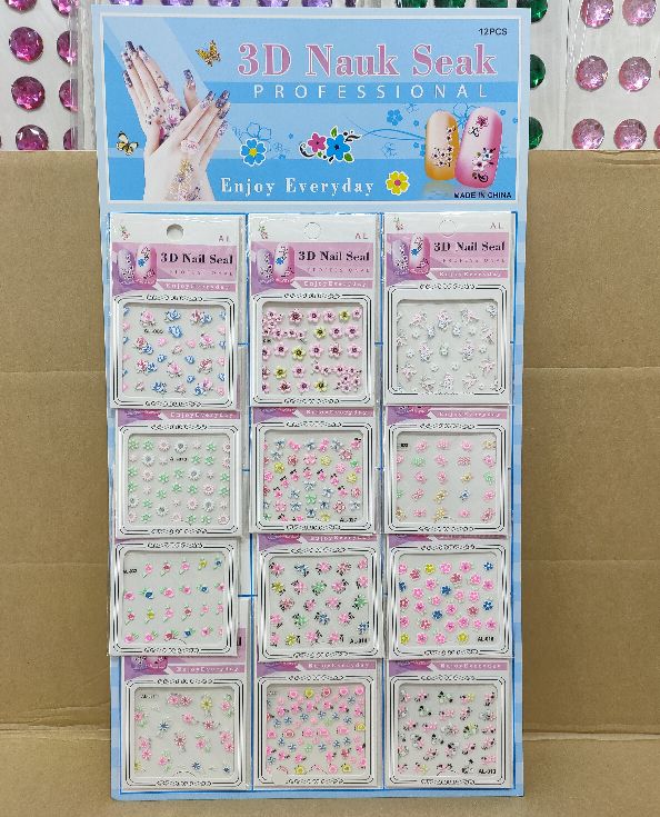 12 Hanging Card Nail Sticker Camphire Fingernail Decoration Small Stickers 12 Hanging Card Nail Sticker Camphire Fingernail Decoration Small Stickers