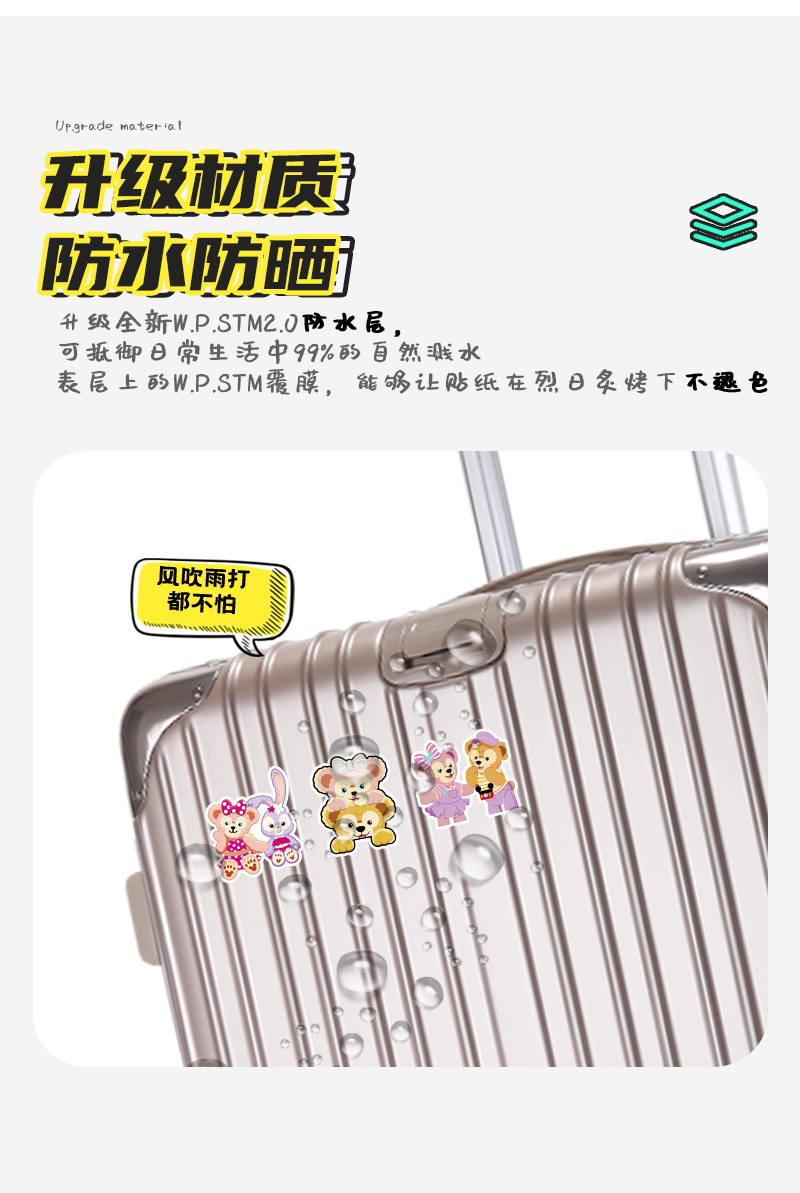 50 Duffy Bear and Star Delu Cartoon Graffiti Stickers Luggage Laptop Car Decoration Sticker 50 Duffy Bear and Star Delu Cartoon Graffiti Stickers Luggage Laptop Car Decoration Sticker