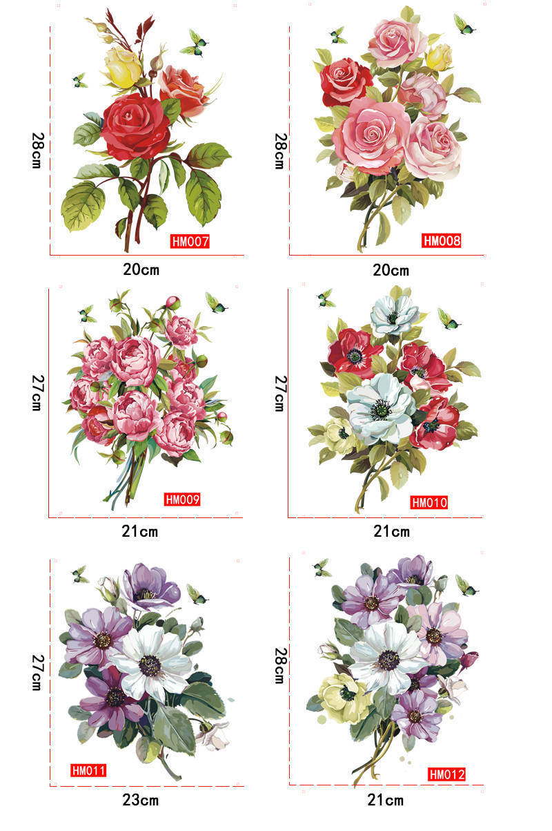 Room Decoration Wall Sticker Toilet Bowl Bathroom Waterproof Self-Adhesive and Cute except Creative Flower Decoration Sticker Painting Room Decoration Wall Sticker Toilet Bowl Bathroom Waterproof Self-Adhesive and Cute except Creative Flower Decoration Sticker Painting