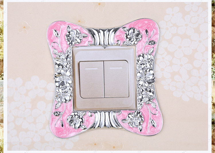 Socket Decorative Switch Stickers Black Decoration Frame Wall Sticker Resin Switch Sticker European Acrylic Plastic Switch Sticker Socket Decorative Switch Stickers Black Decoration Frame Wall Sticker Resin Switch Sticker European Acrylic Plastic Switch Sticker
