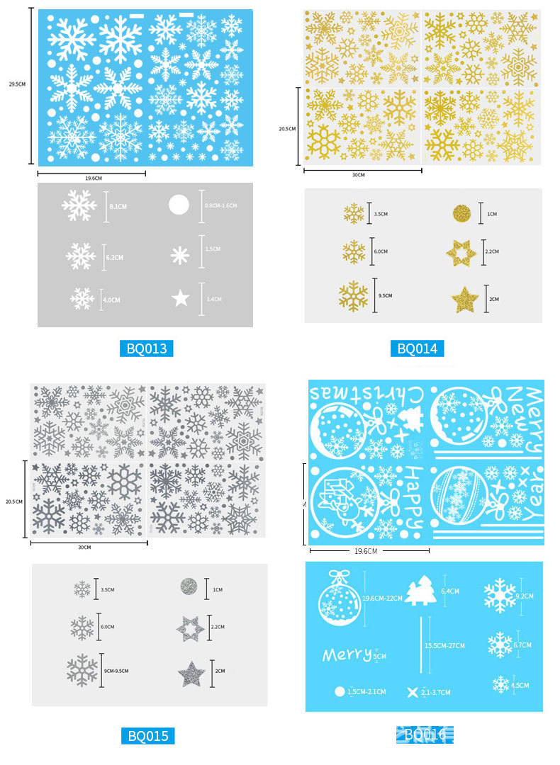 Christmas Decoration Cross-Border Stickers Display Window Glass Stickers Santa Claus Elk Scene Layout Color Static Sticker Christmas Decoration Cross-Border Stickers Display Window Glass Stickers Santa Claus Elk Scene Layout Color Static Sticker