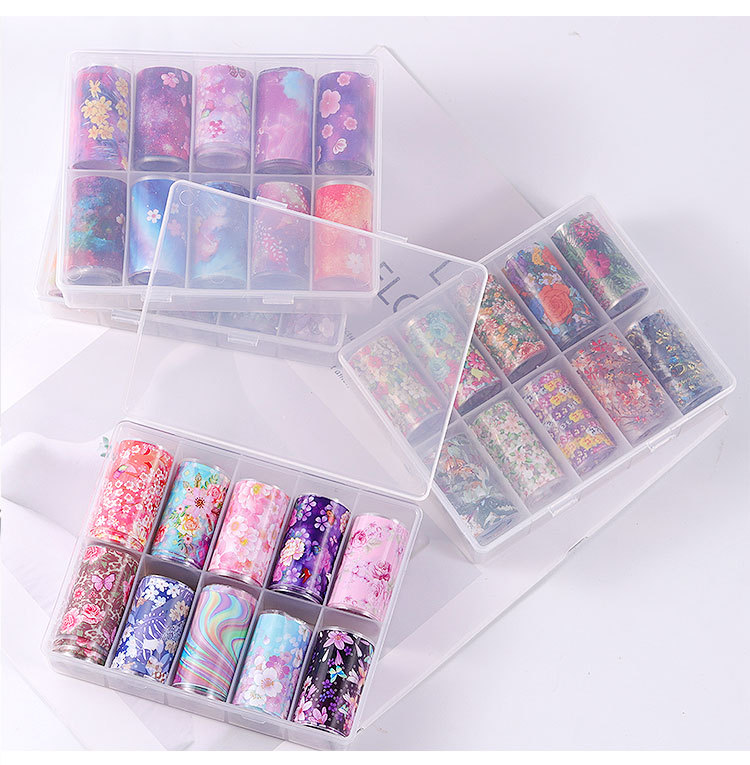 Cross-Border New Arrival Nail Art Flower Starry Sky Series Transfer Paper Internet Celebrity Nail Sticker Flower Laser Starry Sky Paper Decoration Cross-Border New Arrival Nail Art Flower Starry Sky Series Transfer Paper Internet Celebrity Nail Sticker Flower Laser Starry Sky Paper Decoration
