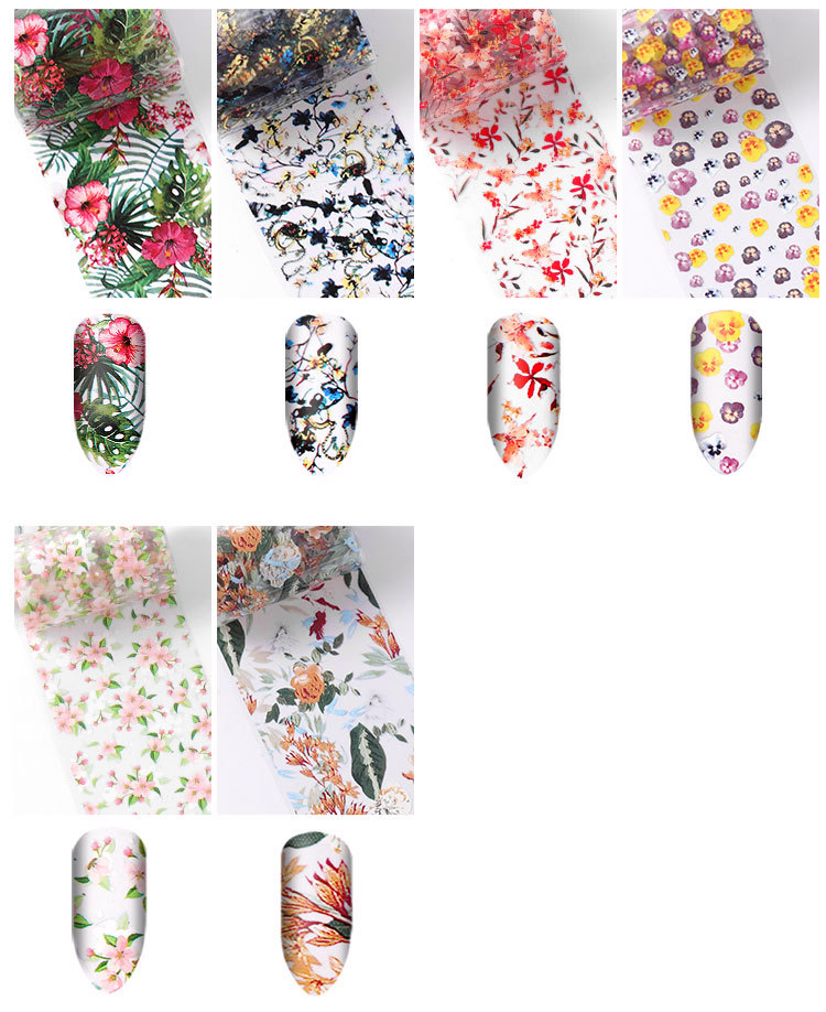 Cross-Border New Arrival Nail Art Flower Starry Sky Series Transfer Paper Internet Celebrity Nail Sticker Flower Laser Starry Sky Paper Decoration Cross-Border New Arrival Nail Art Flower Starry Sky Series Transfer Paper Internet Celebrity Nail Sticker Flower Laser Starry Sky Paper Decoration