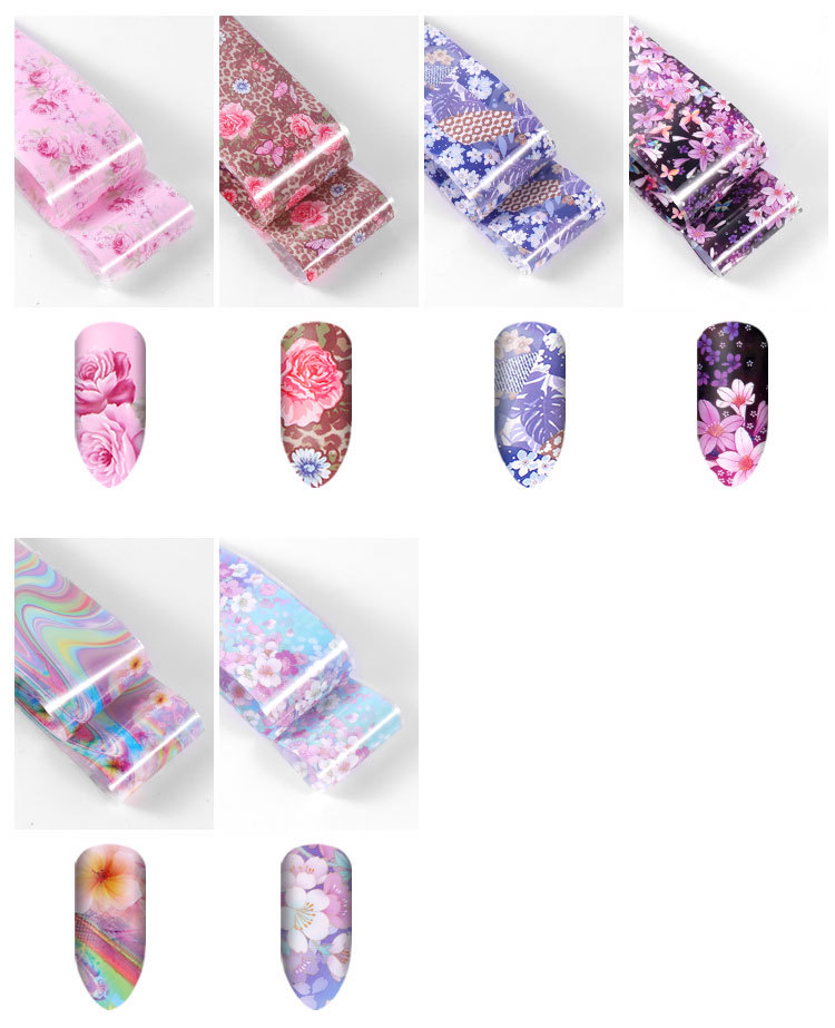 Cross-Border New Arrival Nail Art Flower Starry Sky Series Transfer Paper Internet Celebrity Nail Sticker Flower Laser Starry Sky Paper Decoration Cross-Border New Arrival Nail Art Flower Starry Sky Series Transfer Paper Internet Celebrity Nail Sticker Flower Laser Starry Sky Paper Decoration