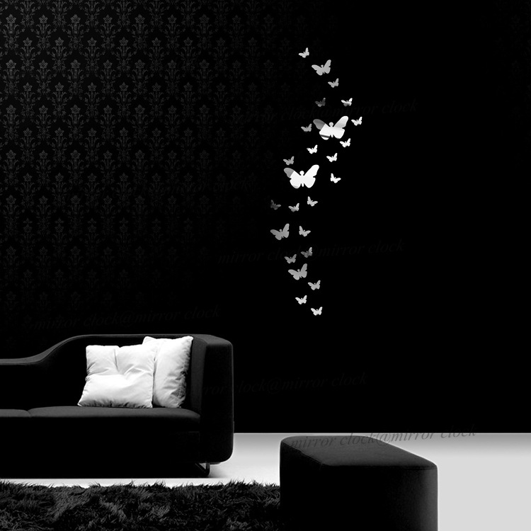 AliExpress Creative Acrylic Butterfly Mirror Pattern Sticker DIY Living Room Bedroom Backgrund Wall Decoration Stickers Wholesale AliExpress Creative Acrylic Butterfly Mirror Pattern Sticker DIY Living Room Bedroom Backgrund Wall Decoration Stickers Wholesale