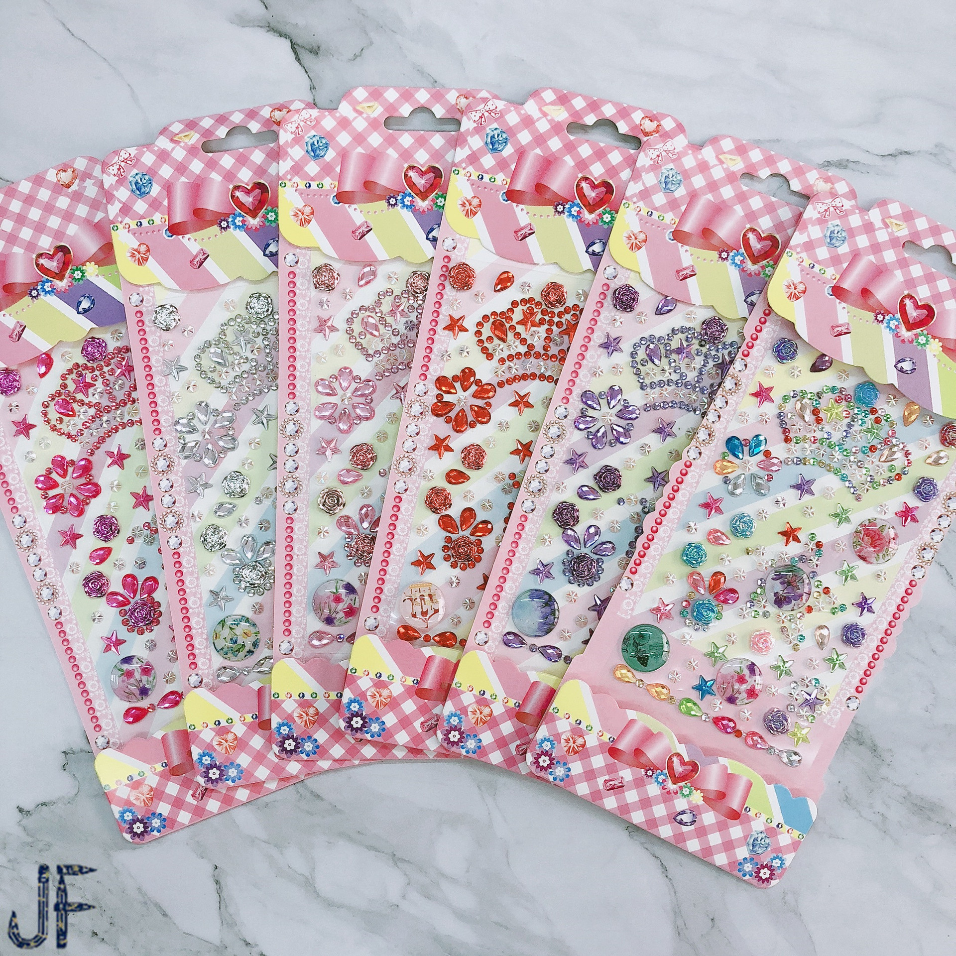 Acrylic Mobile Phone Diamond Sticker Crystal Decoration Diamond Sticker Children Handmade Sticker Resin Crown Color Diamond Sticker DIY