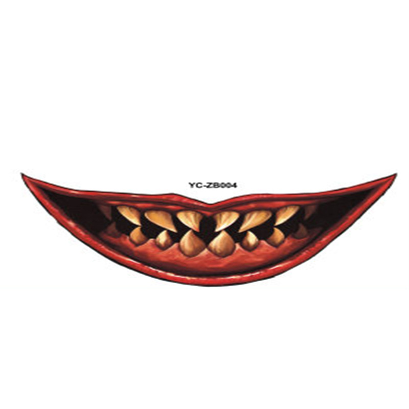 Factory Direct Sales Halloween Mouth Tattoo Sticker Lip DIY Decoration Big Mouth Tattoos Factory Direct Sales Halloween Mouth Tattoo Sticker Lip DIY Decoration Big Mouth Tattoos