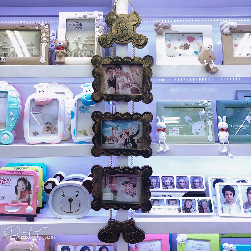Haotao Photo Frame Ht9309 Flat Big Wave Three-Piece Photo Frame 7-Inch (Retro) Haotao Photo Frame Ht9309 Flat Big Wave Three-Piece Photo Frame 7-Inch (Retro)