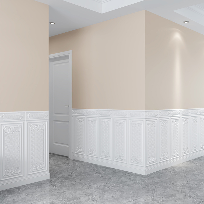 3D Stereo Wallpaper Self-Adhesive Bedroom Wainscot Wall Panel Wallpaper Waterproof Moisture-Proof Stickers Wall Decoration Crash Protection Wall Sticker